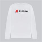 Berghaus Unisex Heritage Front&Back Logo LS Tee white