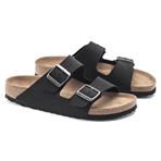 Birkenstock Arizona Vegan Birko-Flor Nubuk Damen schmal black