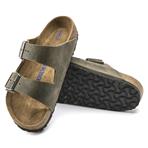 Birkenstock Arizona Weichbettung Naturleder geölt Unisex Normal faded khaki