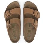 Birkenstock Arizona Vegan Birko-Flor Nubuk Schmal Unisex pecan