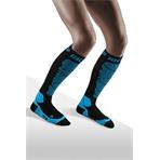 CEP Ski Merino Socks Women - black/blue