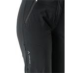 Vaude Farley Stretch Capri T-Zip III short black Damen Trekkinghose