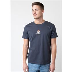 Bavarian Caps - T-Shirt "Aloisius, Sacklzement" - anthrazit