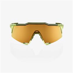 100%, Speedcraft Bronze Multilayer Mirror Lens + Clear Lens Included, Sport Performance Sunglasses