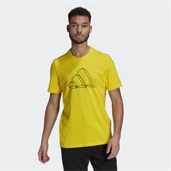 Adidas Sportswear Graphic M FI GFX T-Shirt gelb