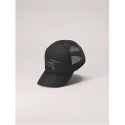 Arcteryx Bird Trucker-Mütze mit gebogener Krempe Schwarz