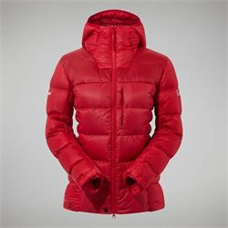 Berghaus Women MTN Arete Ultra Down Hoodie Jacket goji berry red