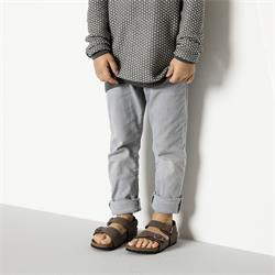 Birkenstock New York Kids Birko-Flor Nubuk Normal mocha