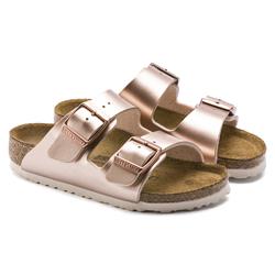 Birkenstock Arizona Kids Birko-Flor Schmal electric metallic copper