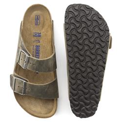 Birkenstock Arizona Weichbettung Naturleder geölt Unisex Normal faded khaki