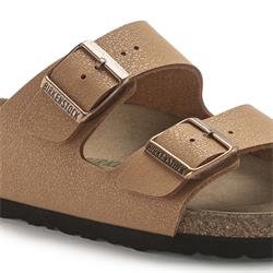 Birkenstock Arizona Vegan Birko-Flor Nubuk Schmal Unisex pecan