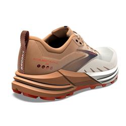 Brooks Cascadia 16 white biscuit rooibos