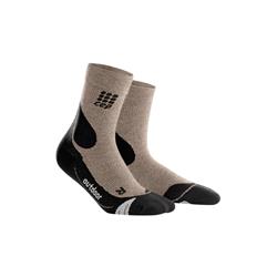 CEP Outdoor Merino Mid Cut Socks - sand dune, black
