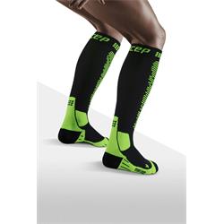 CEP Ski Merino Socks Men - black/green