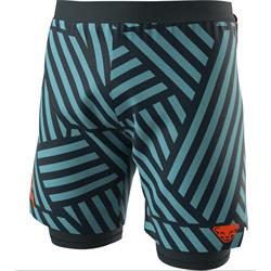 Dynafit Trail Graphic 2in1 Shorts M storm blue