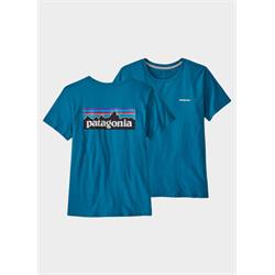 Patagonia P-6 Logo Organic Crew iggy blue Damen T-Shirt