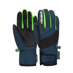 Reusch DUKE R-TEX® XT JUNIOR black/dres blue/neon green