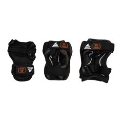 Rollerblade Skate Gear JR 3 Pack Schoner-Set schwarz/grau Inliner Schutz