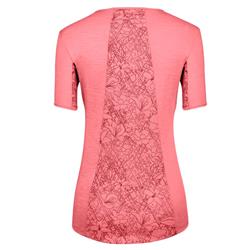 Salewa Puez Graphic 2 Dry calypso coral melange Damen T-Shirt