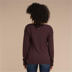 Solma Boatneck Sweater beet red
