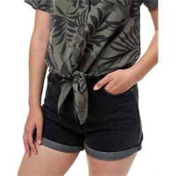 TenTree Meander Tie Front Shirt W agave green/periscope grey vintage jungle