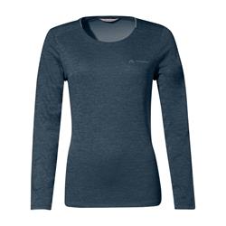 Vaude Essential Langarm T-Shirt dark sea uni Damen