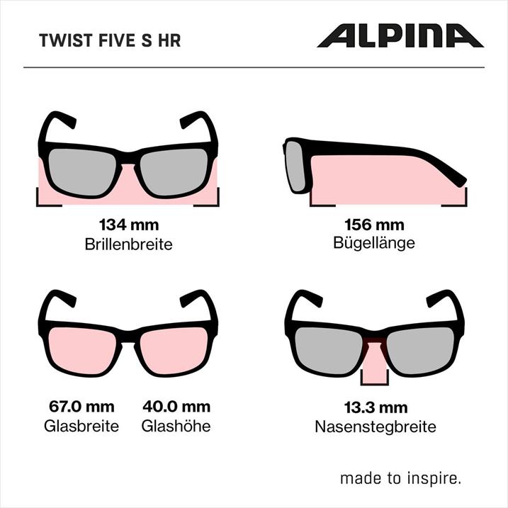 Alpina TWIST FIVE S HR V black matt