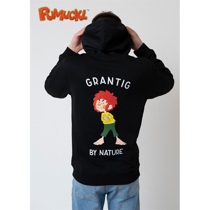 Bavarian Caps Hoodie "Grantig by Nature" - schwarz, unisex