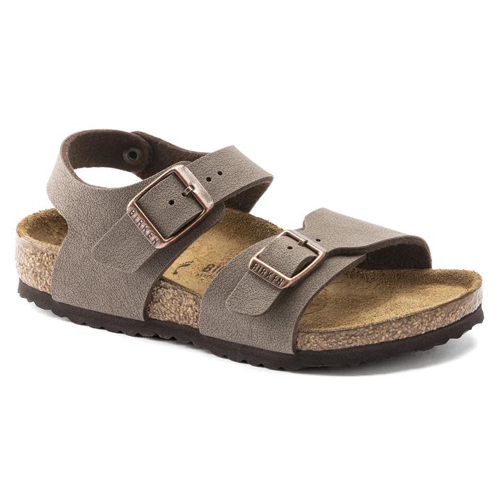 Birkenstock New York Kids Birko-Flor Nubuk Normal mocha