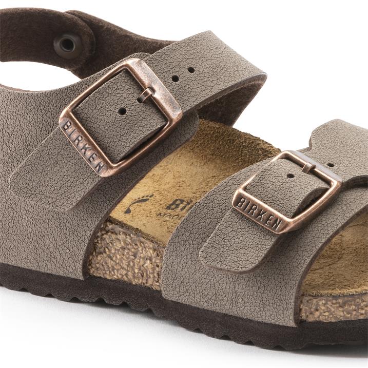 Birkenstock New York Kids Birko-Flor Nubuk Normal mocha