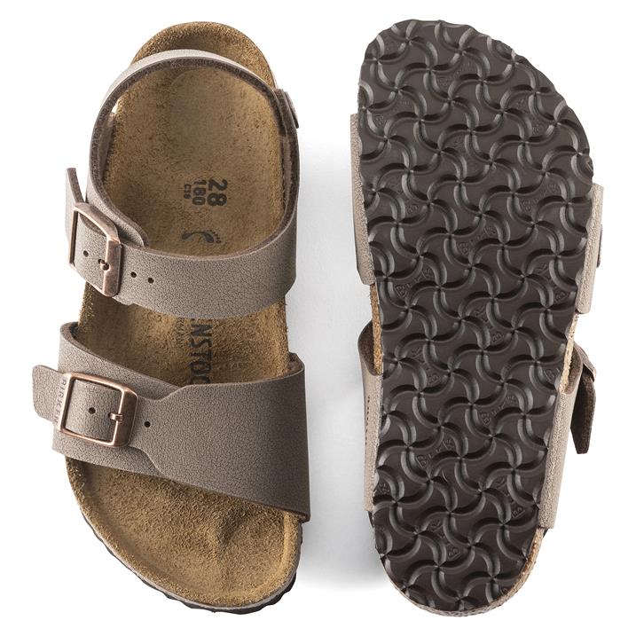 Birkenstock New York Kids Birko-Flor Nubuk Normal mocha