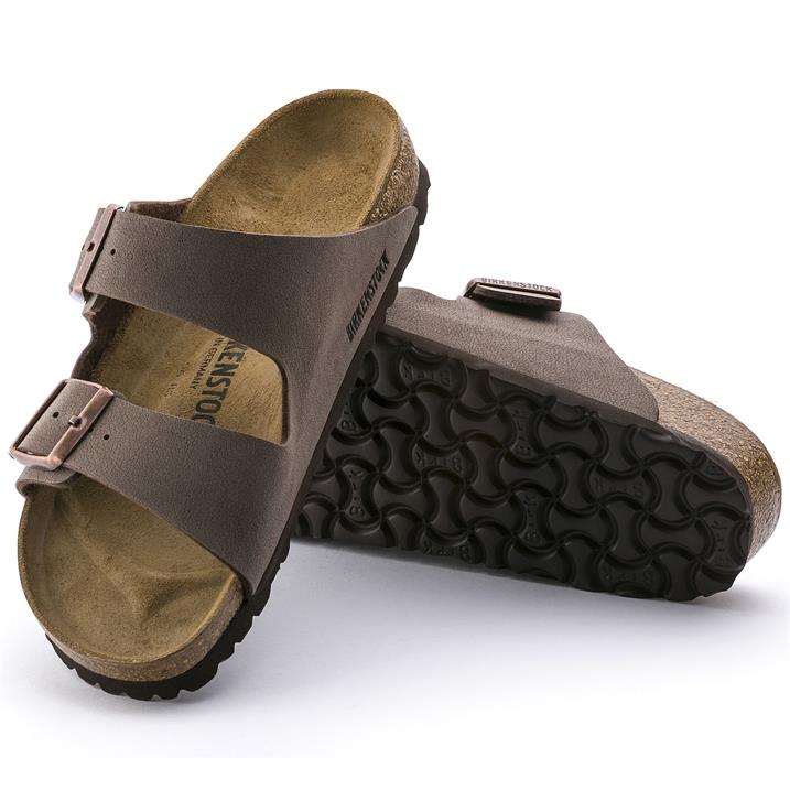 Birkenstock Arizona Birko-Flor Nubuk Normal Unisex mocca