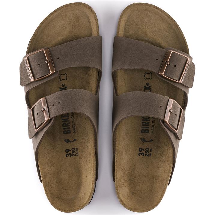 Birkenstock Arizona Birko-Flor Nubuk Normal Unisex mocca