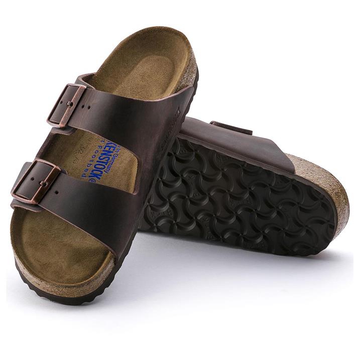 Birkenstock Arizona Weichbettung Naturleder geölt Normal Unisex habana