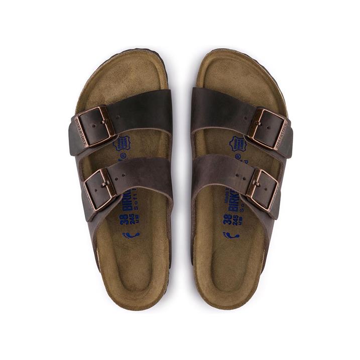 Birkenstock Arizona Weichbettung Naturleder geölt Normal Unisex habana