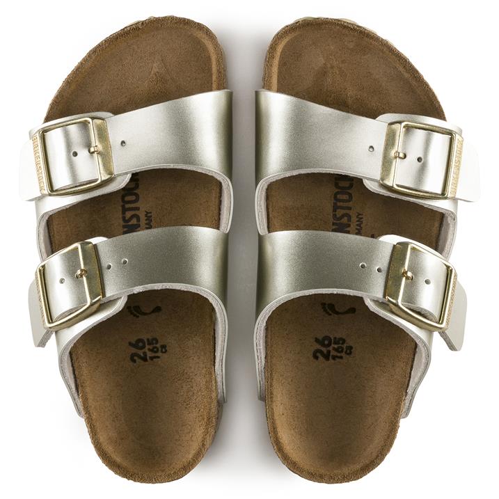 Birkenstock Arizona Kids Birko-Flor Schmal electric metallic gold