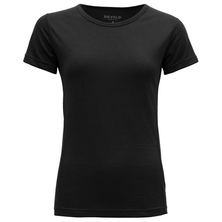 Devold Jakta Merino 200 black Damen T-Shirt Unterwäsche