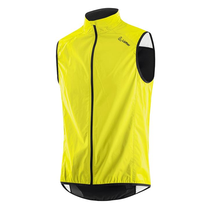 Löffler M BIKE VEST CF WPM POCKET lemon