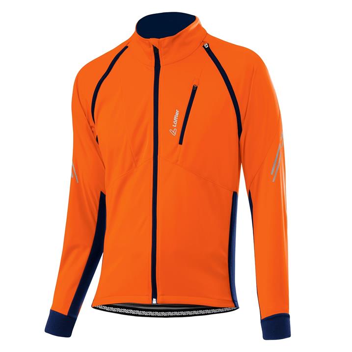 Löffler M BIKE ZIP-OFF JACKET SAN REMO 2 WS LIGHT orange