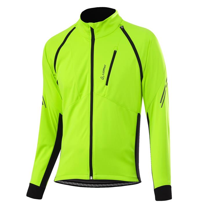 Löffler Men Bike Zip-Off Jacket San Remo 2 WS Light neon yellow