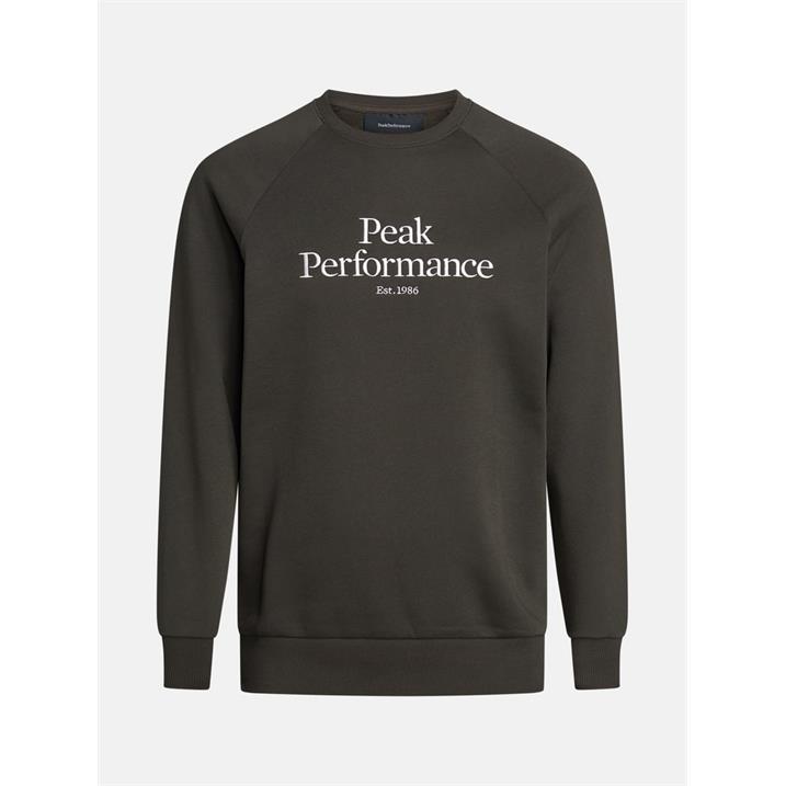 Peak Performance Sweatshirt Ground Hood olive extreme