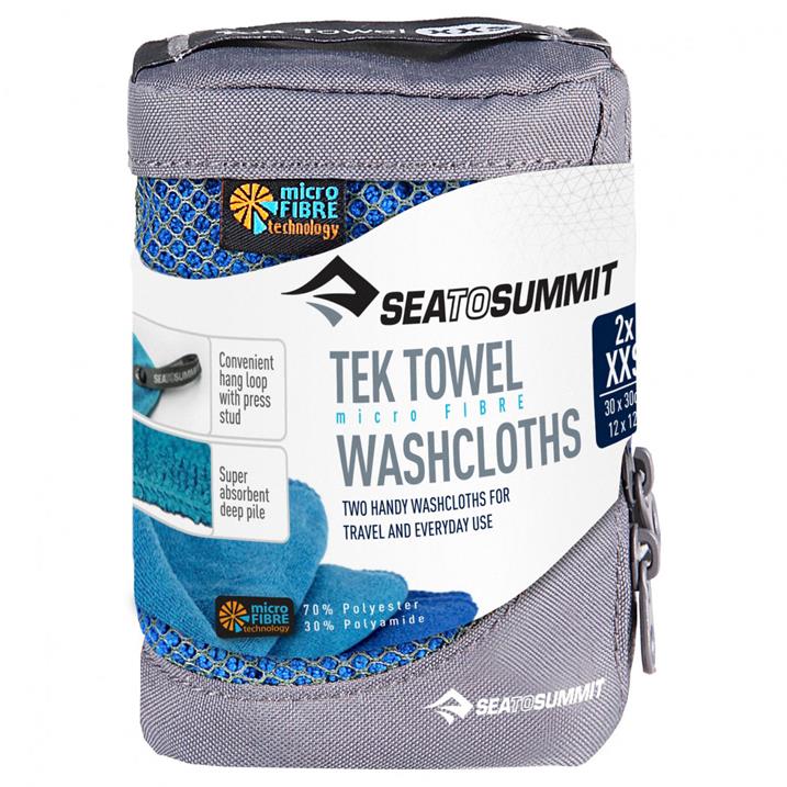 Sea to Summit Tek Towl Washcloth Set blue