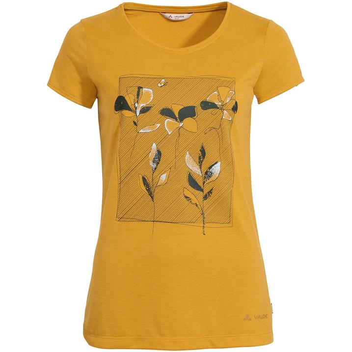 Vaude Wo Skomer Print T-Shirt marigold